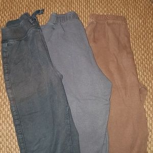 3 pairs of cozy cotton pants
